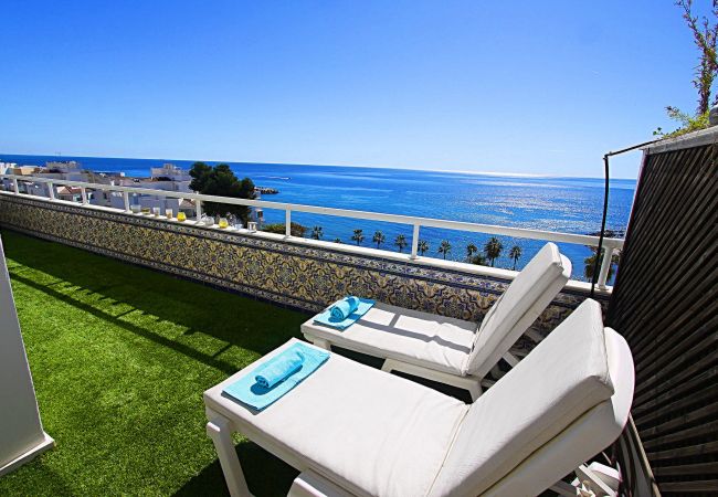 Lejlighed i Marbella - 1149 Stunning Duplex Penthouse with Sea View