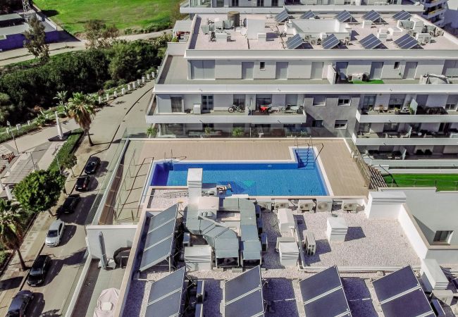 Lejlighed i Nueva andalucia - JG5.1B - 3 bedroom flat with gym & rooftop pool